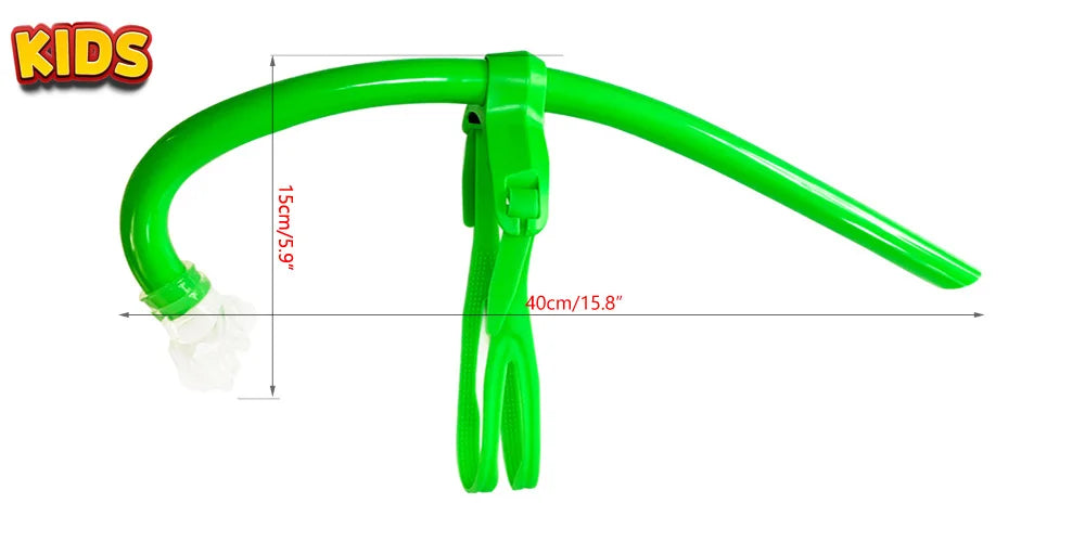 Snorkel Frontal (testa), Confortável, Silicone, Adulto e Kids