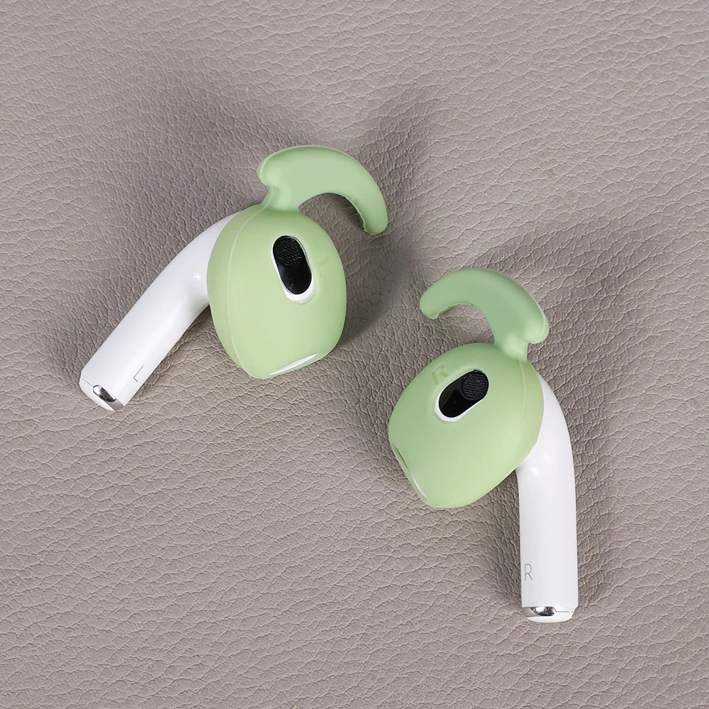 Borrachinhas de orelha para AirPods 3ª geração (3 pares) de silicone e antiderrapantes